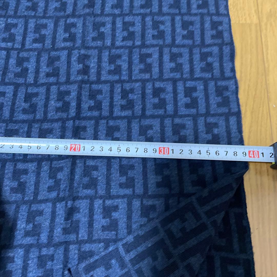 ヴィンテージ フェンディ ウールマフラーフェンディ モノグラム ラムウール