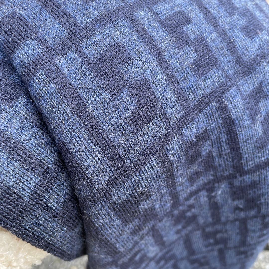 ヴィンテージ フェンディ ウールマフラーフェンディ モノグラム ラムウール