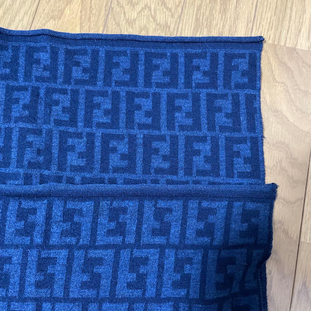 ヴィンテージ フェンディ ウールマフラーフェンディ モノグラム ラムウール