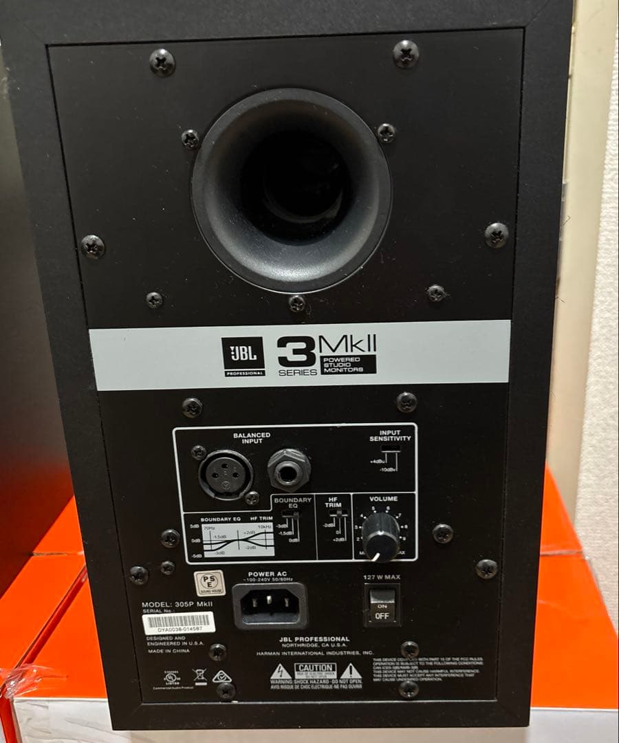 F*a様 JBL 305P MkII スタジオモニタースピーカー