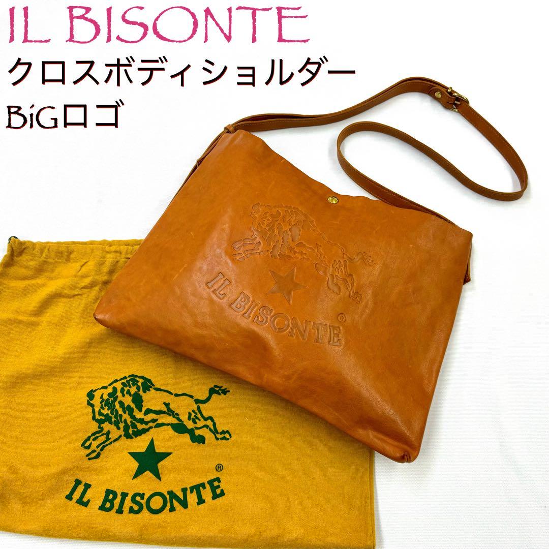 IL BISONTE イルビゾンテ クロスボディショルダー BiGロゴ