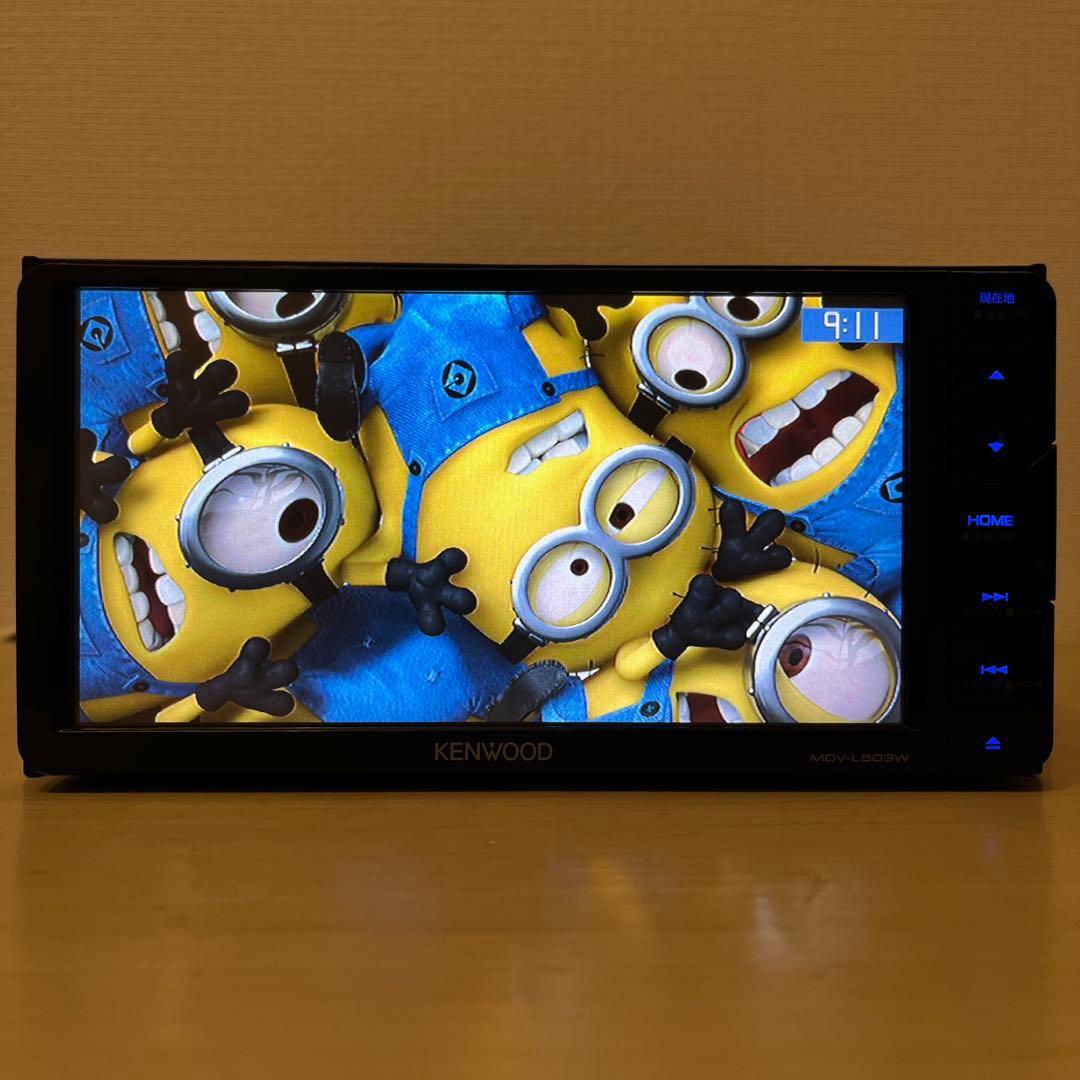 ケンウッドフルセグMDV-L503W最新地図更新2023年春版新品バックカメラ付