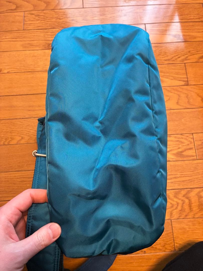 sacai × poter ヘルメットバッグ ターコイズ サカイ ポーター