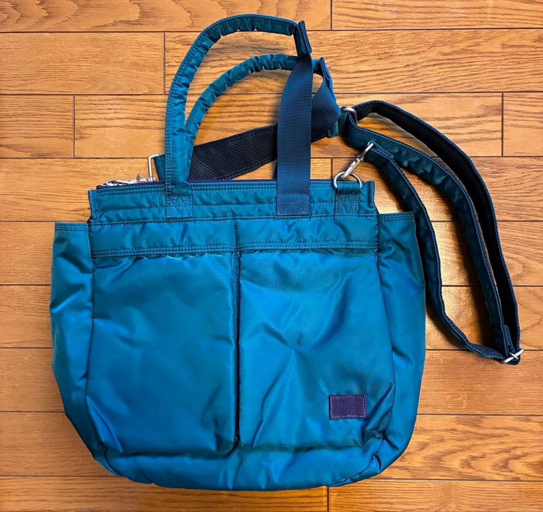 sacai × poter ヘルメットバッグ ターコイズ サカイ ポーター