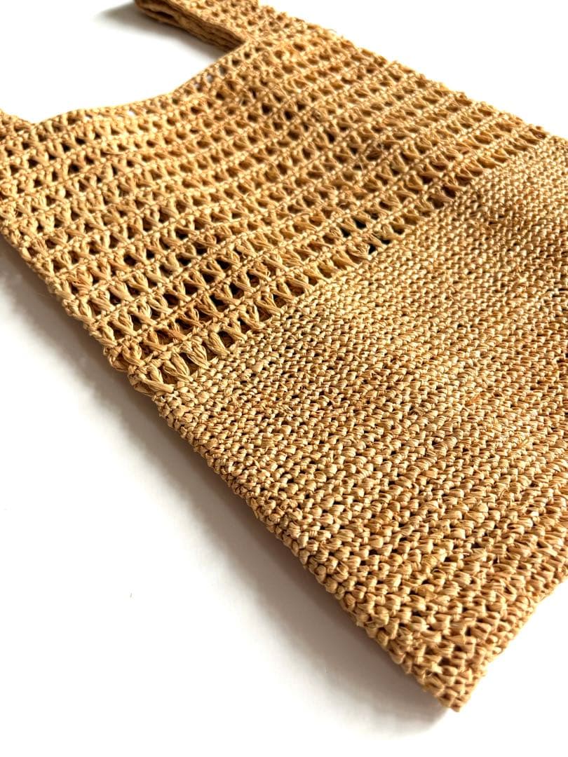 MAISON N.H PARIS 【美品】SOPHIE ラフィアハンドバッグ