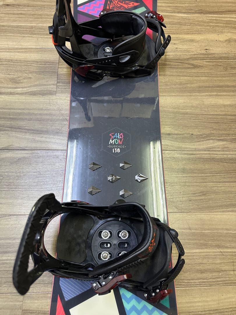 スノーボード SALOMON138cm ビンディングSALOMON size S
