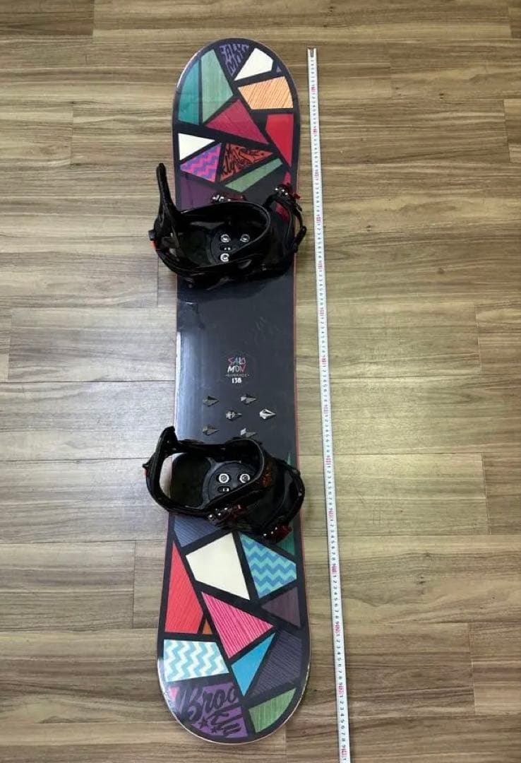 スノーボード SALOMON138cm ビンディングSALOMON size S