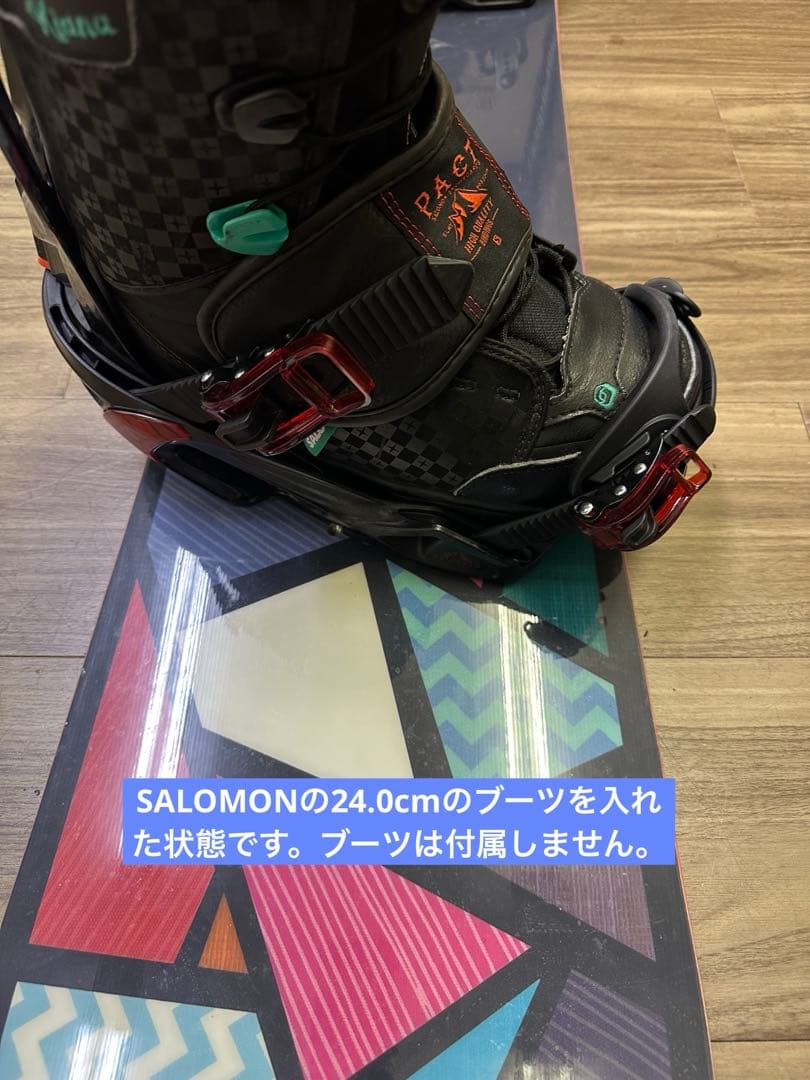 スノーボード SALOMON138cm ビンディングSALOMON size S