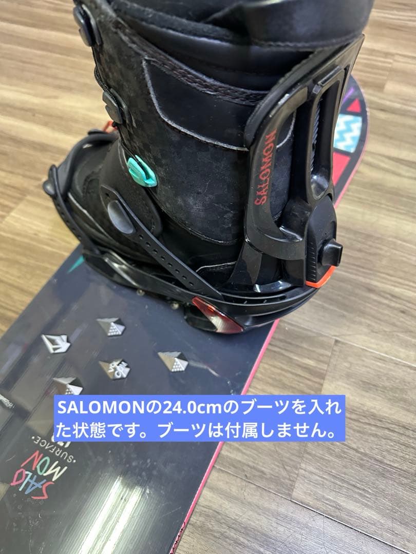スノーボード SALOMON138cm ビンディングSALOMON size S