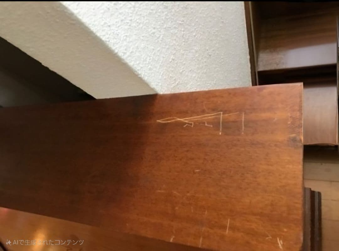 イタリア製 アンティークライティングビューロー デスク チェスト