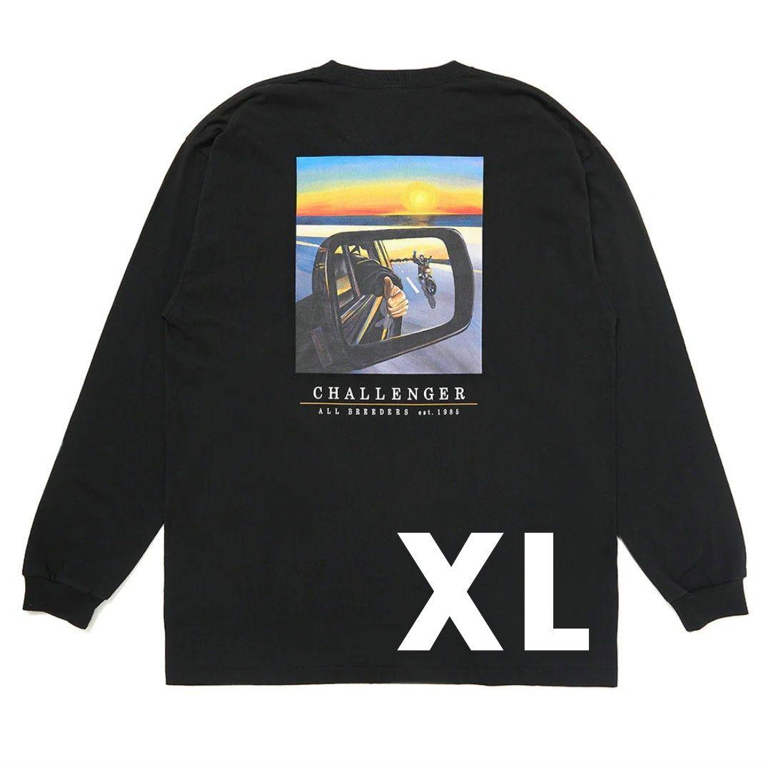 XL CHALLENGER　L/S SUNSET DRIVE TEE　BLACK