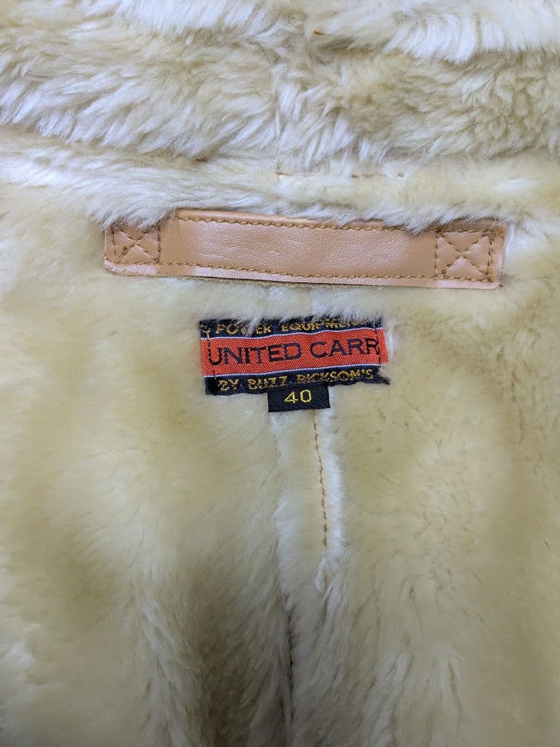 BuzzRickson's UNITED CARR フェイクムートンコート
