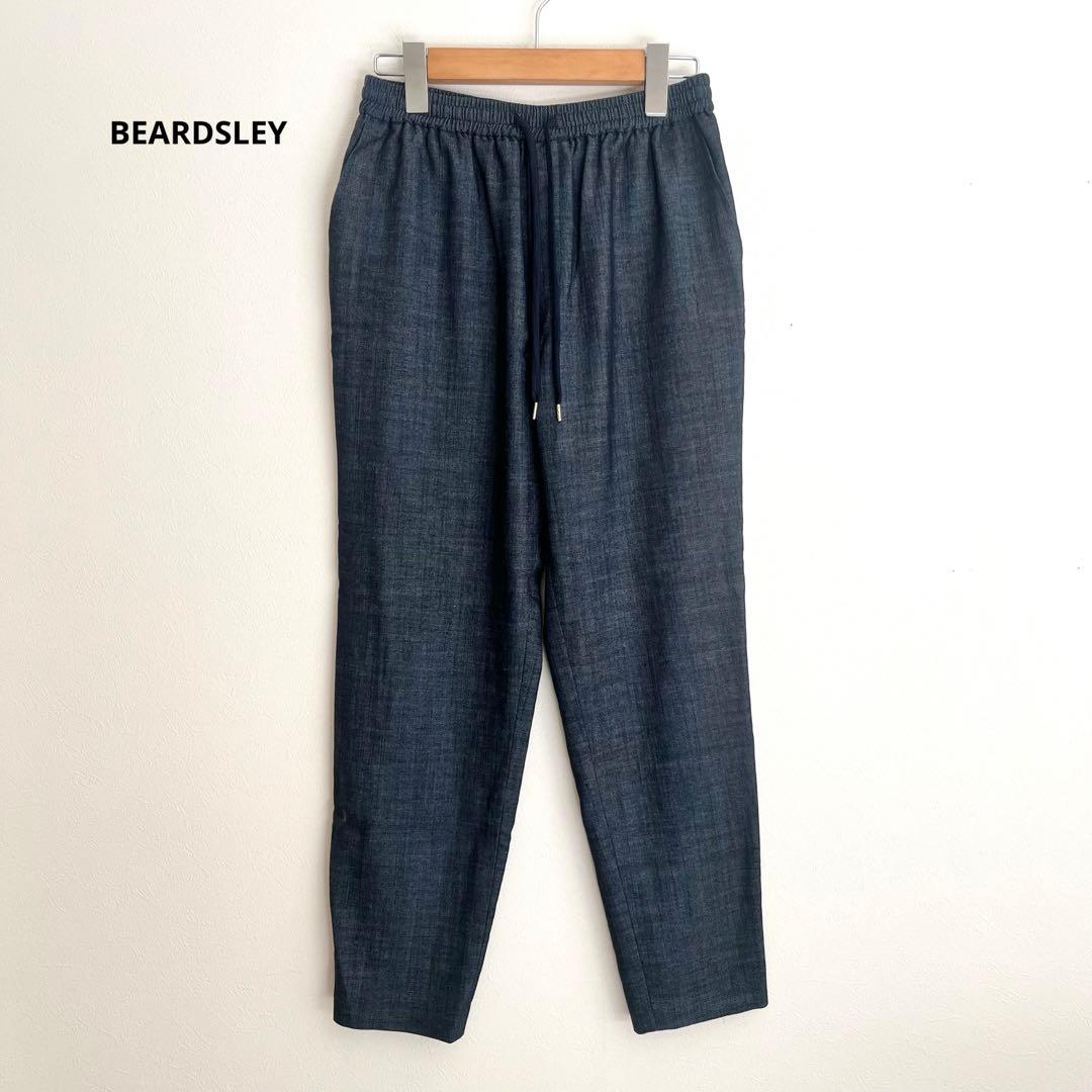 定価2.3万 ビアズリー オックストラックパンツ ウエストゴム 近年 手洗い可