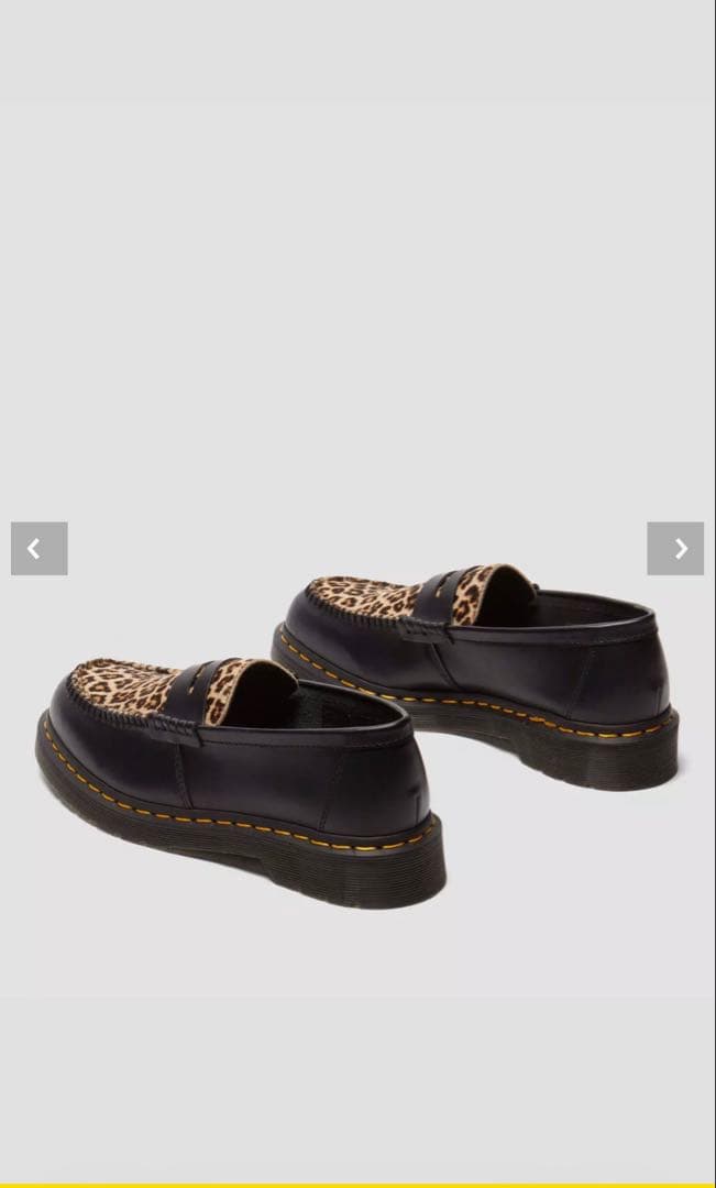 ジ*ン様 Dr. Martens ヒョウ柄 ローファー