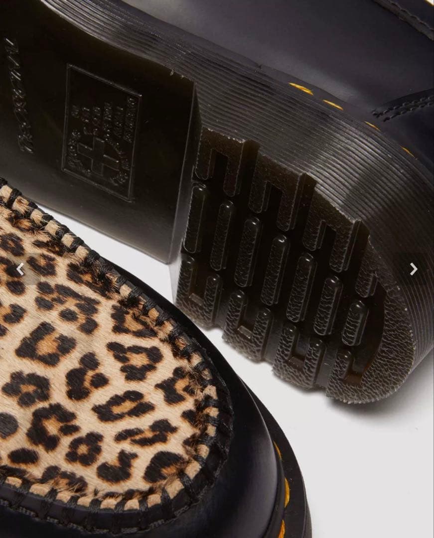 ジ*ン様 Dr. Martens ヒョウ柄 ローファー