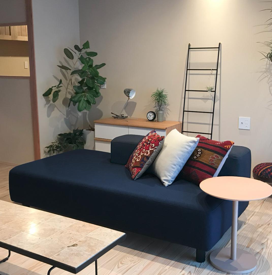 無印良品　ソファベンチ用カバーセット　カラー：ネイビー