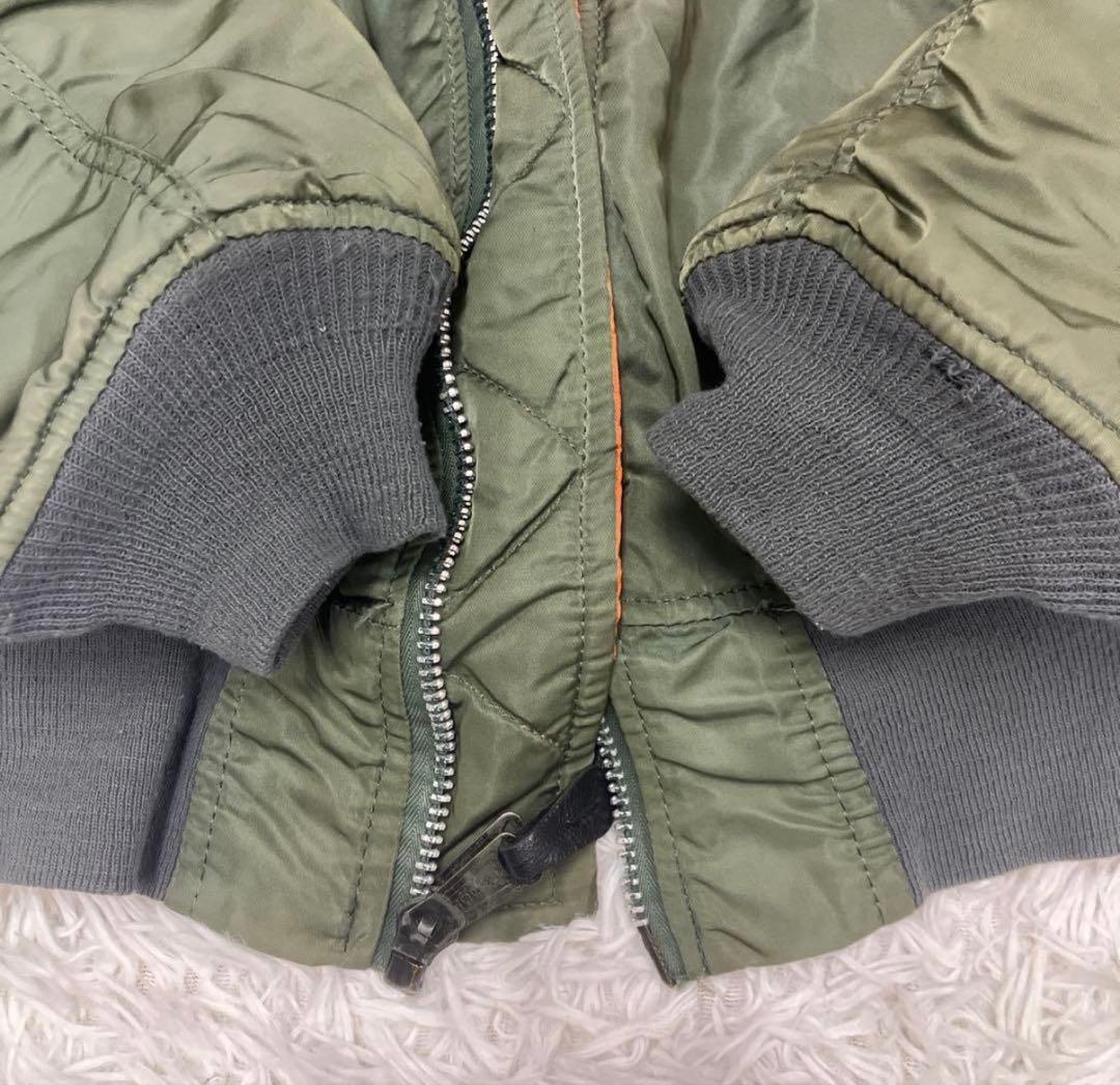 旧タグ ALFA アルファ USA製 MA-1 フライトジャケット IDEAL