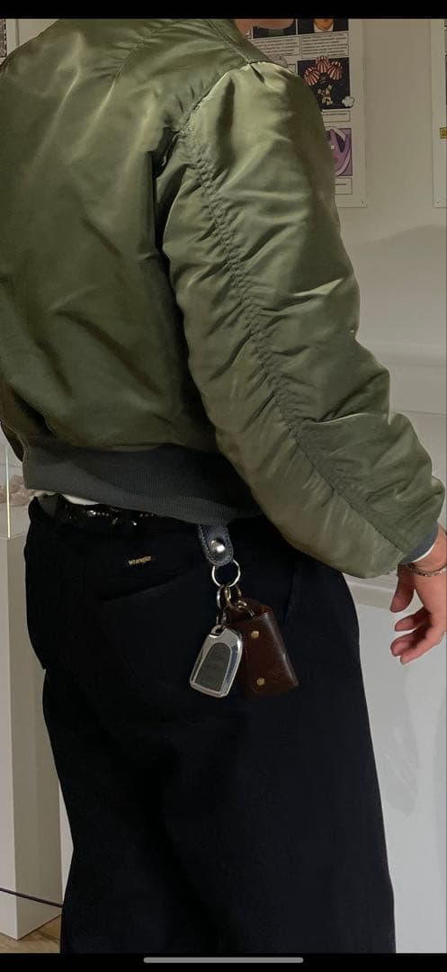 旧タグ ALFA アルファ USA製 MA-1 フライトジャケット IDEAL