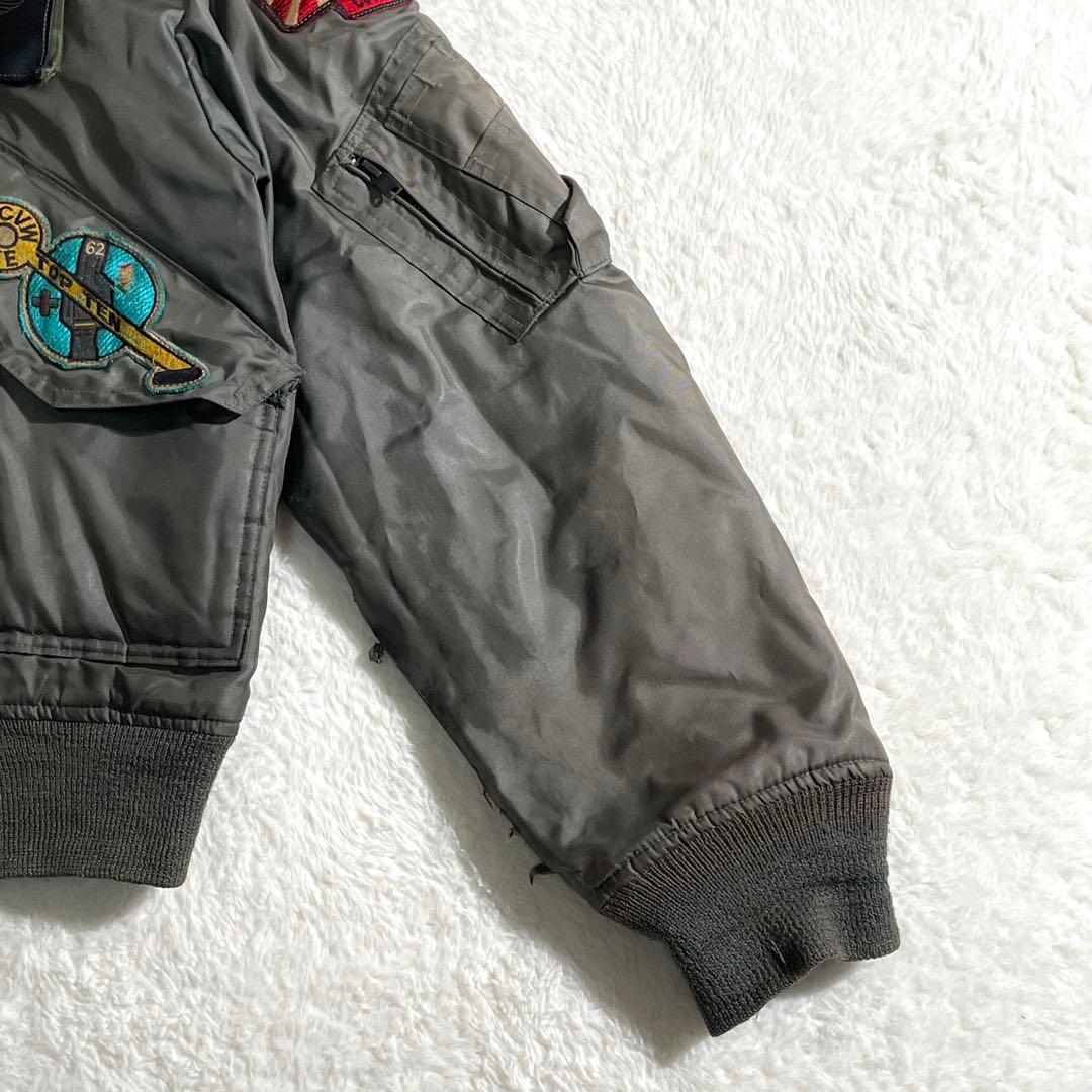 実物　ＡＬＰＨＡ　CWU-45P　Ｎ‐２Ｂ　ＳＣＯＶＩＬＬ　フライトジャケット