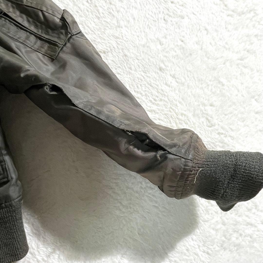 実物　ＡＬＰＨＡ　CWU-45P　Ｎ‐２Ｂ　ＳＣＯＶＩＬＬ　フライトジャケット