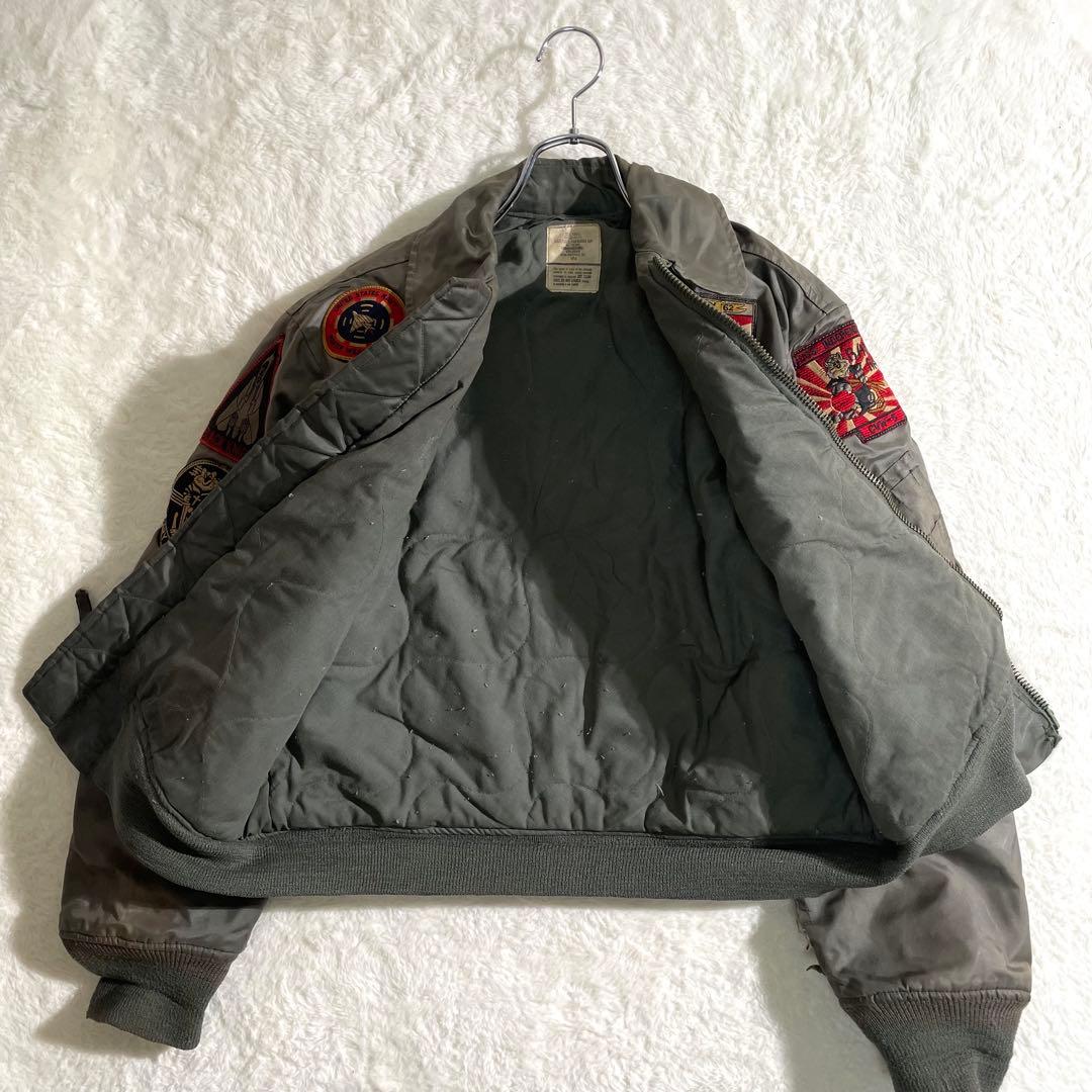 実物　ＡＬＰＨＡ　CWU-45P　Ｎ‐２Ｂ　ＳＣＯＶＩＬＬ　フライトジャケット