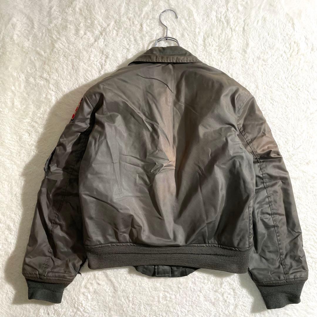 実物　ＡＬＰＨＡ　CWU-45P　Ｎ‐２Ｂ　ＳＣＯＶＩＬＬ　フライトジャケット