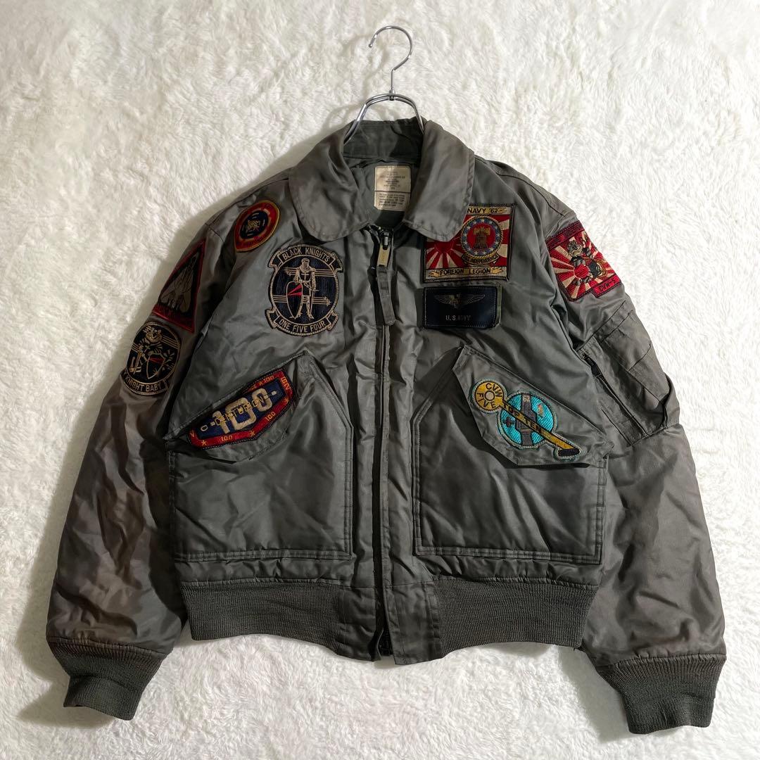 実物　ＡＬＰＨＡ　CWU-45P　Ｎ‐２Ｂ　ＳＣＯＶＩＬＬ　フライトジャケット