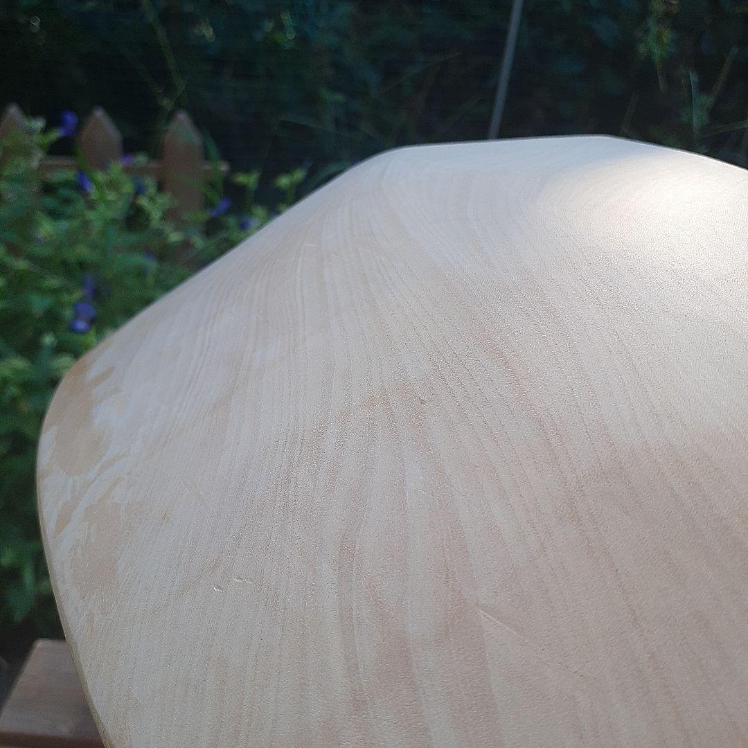 大きなこね鉢　くり貫き　天然木　外径50cm　重さ３kg