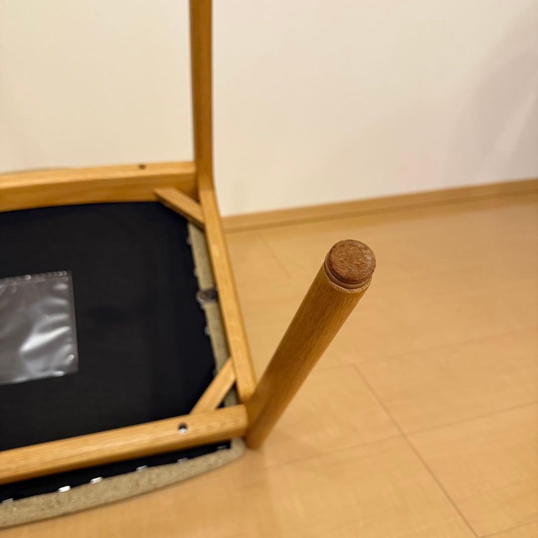 美品 シキファニチア ユナセミアームチェア ダイニングチェア 椅子 日本製 ②