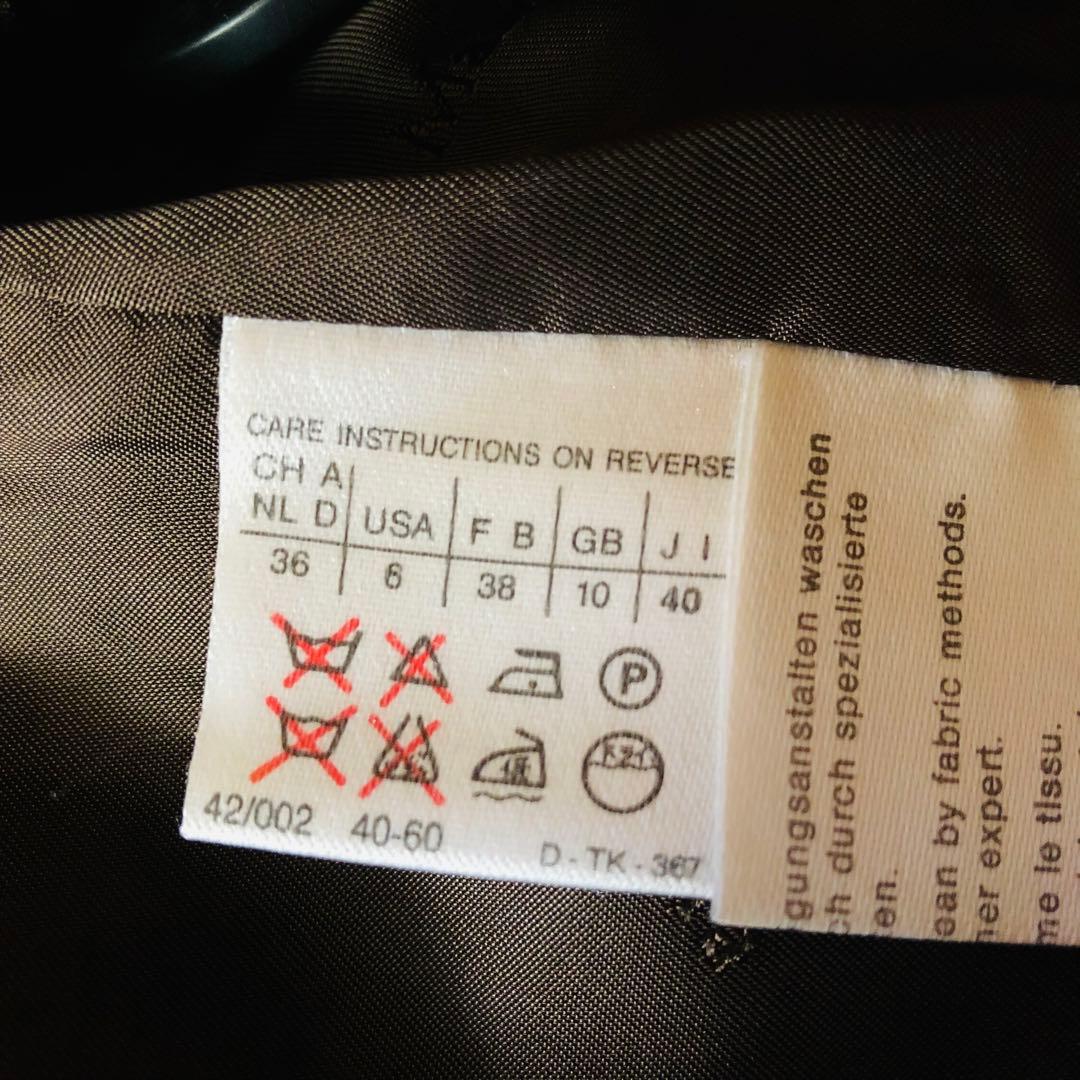 美品✨マックスマーラ ロングコート カシミヤ混 女優襟 白タグ ブラウン 40