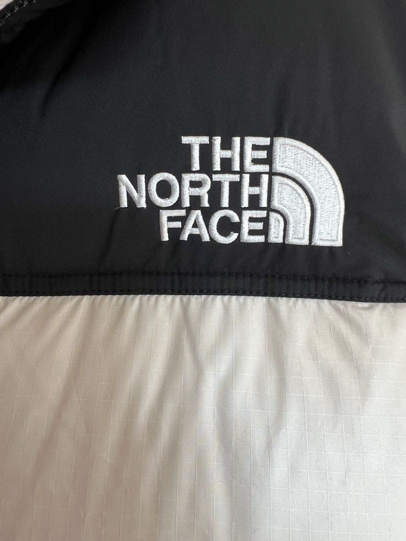 THE NORTH FACE ダウンベスト L ホワイト/ブラック 美品