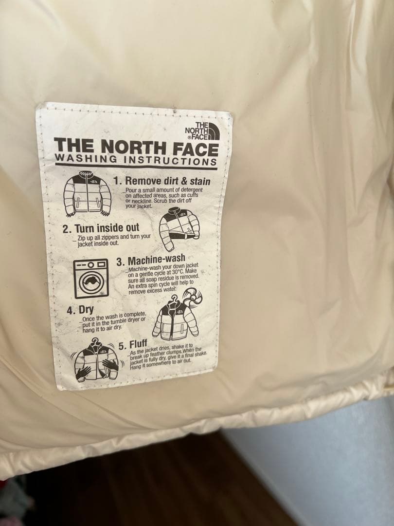 THE NORTH FACE ダウンベスト L ホワイト/ブラック 美品
