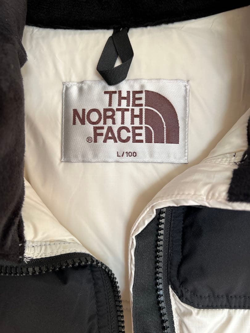 THE NORTH FACE ダウンベスト L ホワイト/ブラック 美品