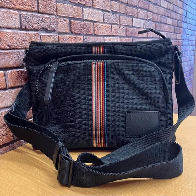 ●ポールスミス　シグネチャーストライプショルダーバッグ