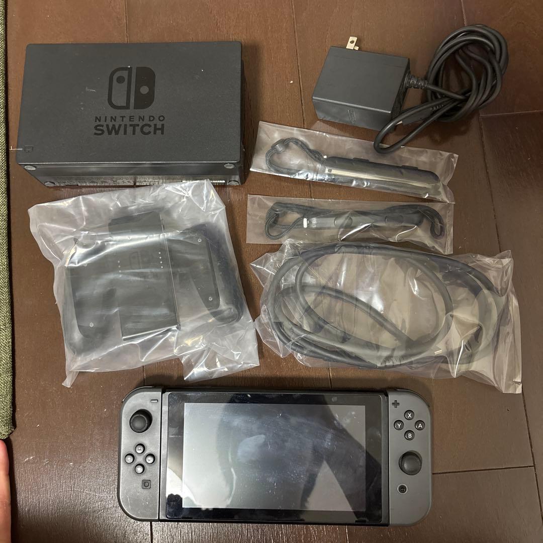 て*い様 Nintendo Switch 本体 グレー 箱付き