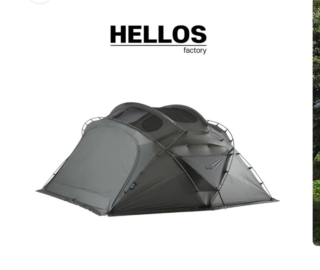 HELLOS SLUG SHELTER テント khaki