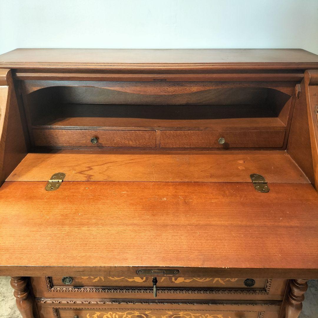 M♦象嵌　ライティングビューロー デスク