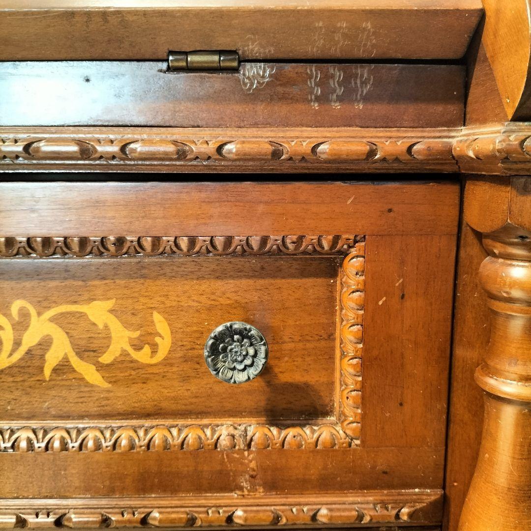 M♦象嵌　ライティングビューロー デスク