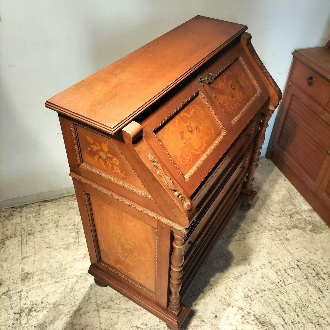 M♦象嵌　ライティングビューロー デスク