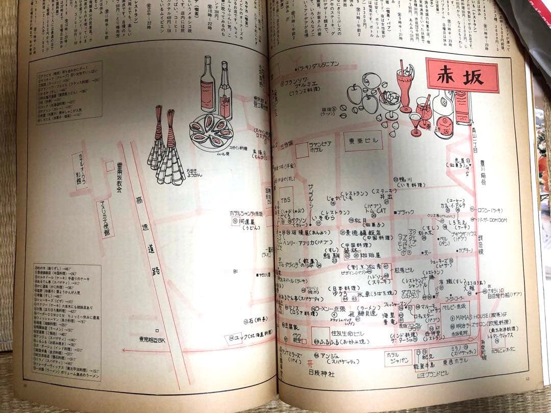 【昭和57年・1982年】東京食べ歩きの絵本【昭和の東京飲食店】グルメガイド