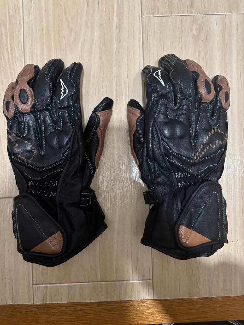 内容変更❗️クシタニ　バイクグローブ Mサイズ 黒/茶色