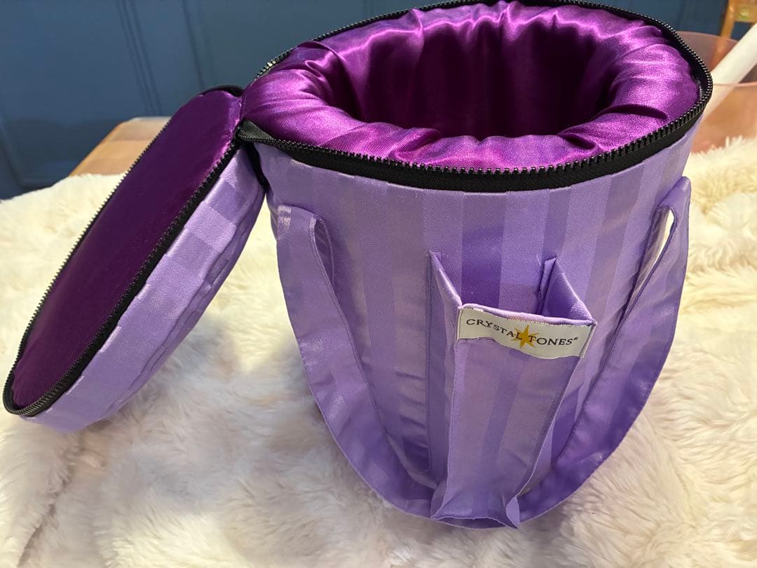 クリスタルボウル　7インチG+20 ピンク