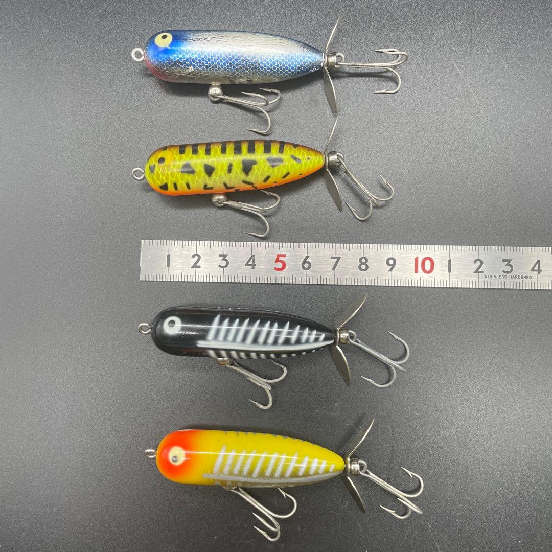 オールド ヘドン heddon ベビートーピード 縦割れ3/8オンス 4色セット