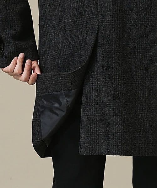 NANO universe【美品】《WEB限定》メルトンチェスターコート