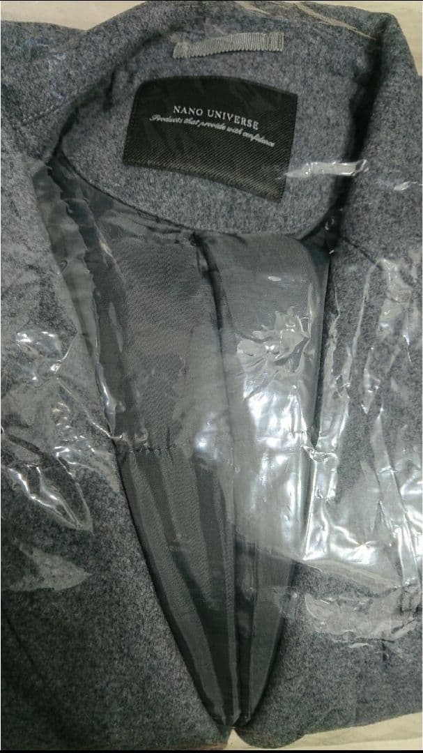 NANO universe【美品】《WEB限定》メルトンチェスターコート