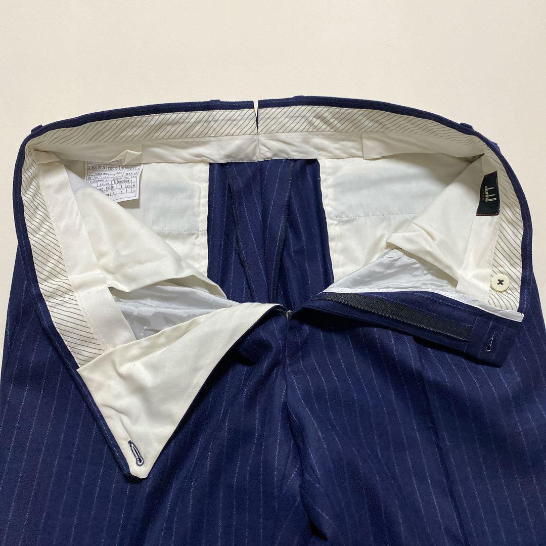 美品 dunhill ダンヒル ST.JAMES セットアップ スーツ ネイビー