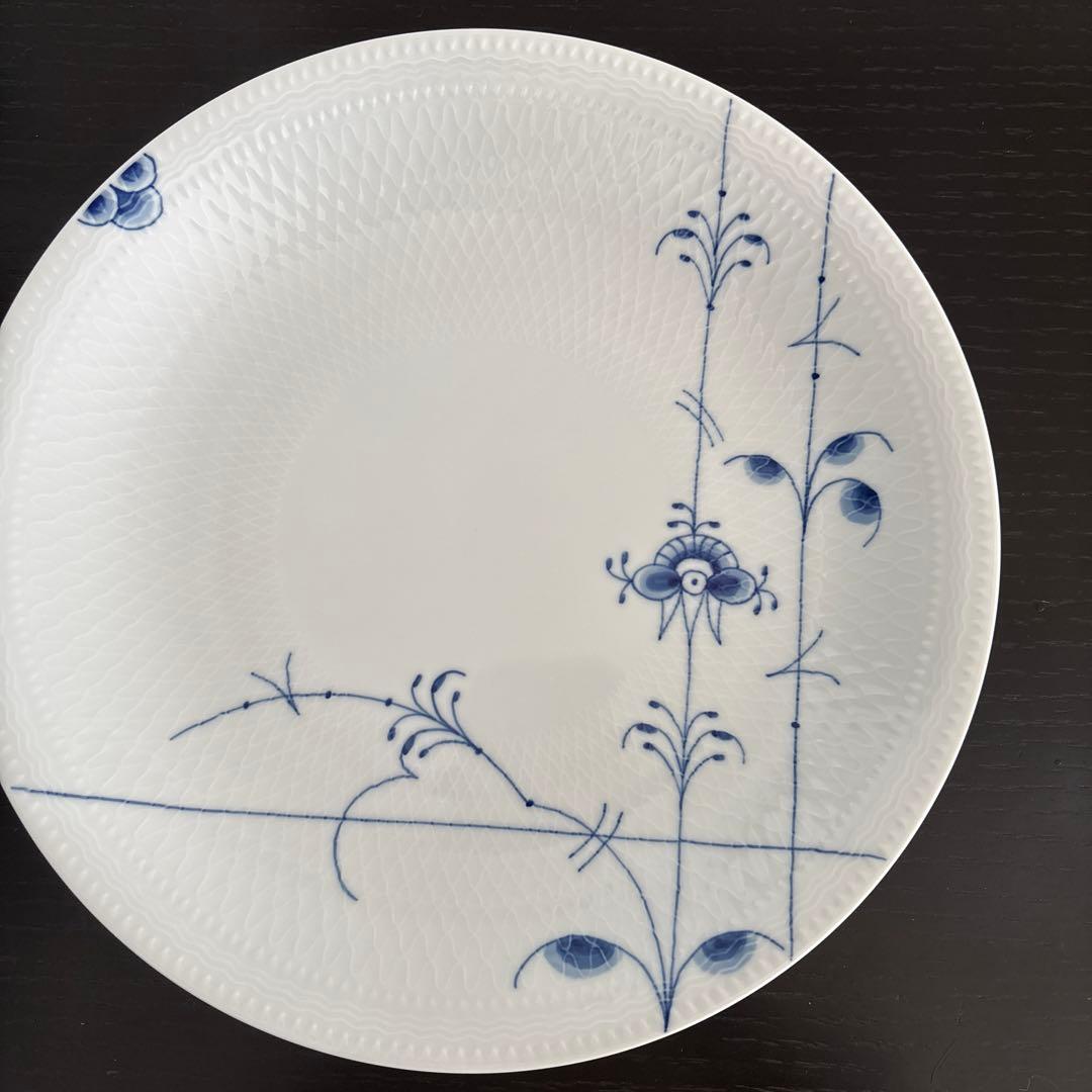 【未使用】ロイヤルコペンハーゲンブルーパルメッテ　26cm✖️2