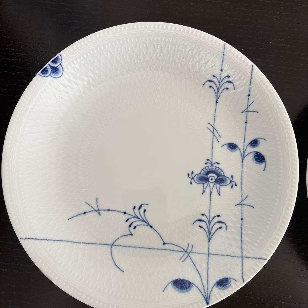 【未使用】ロイヤルコペンハーゲンブルーパルメッテ　26cm✖️2