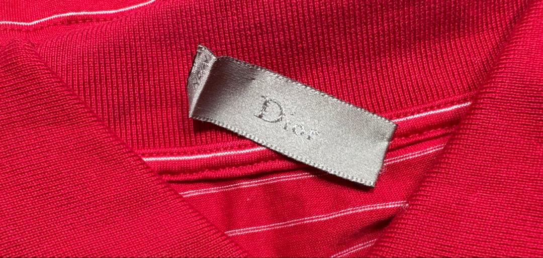 07SS Dior HOMME Hedi Slimane ボーダーポロシャツ