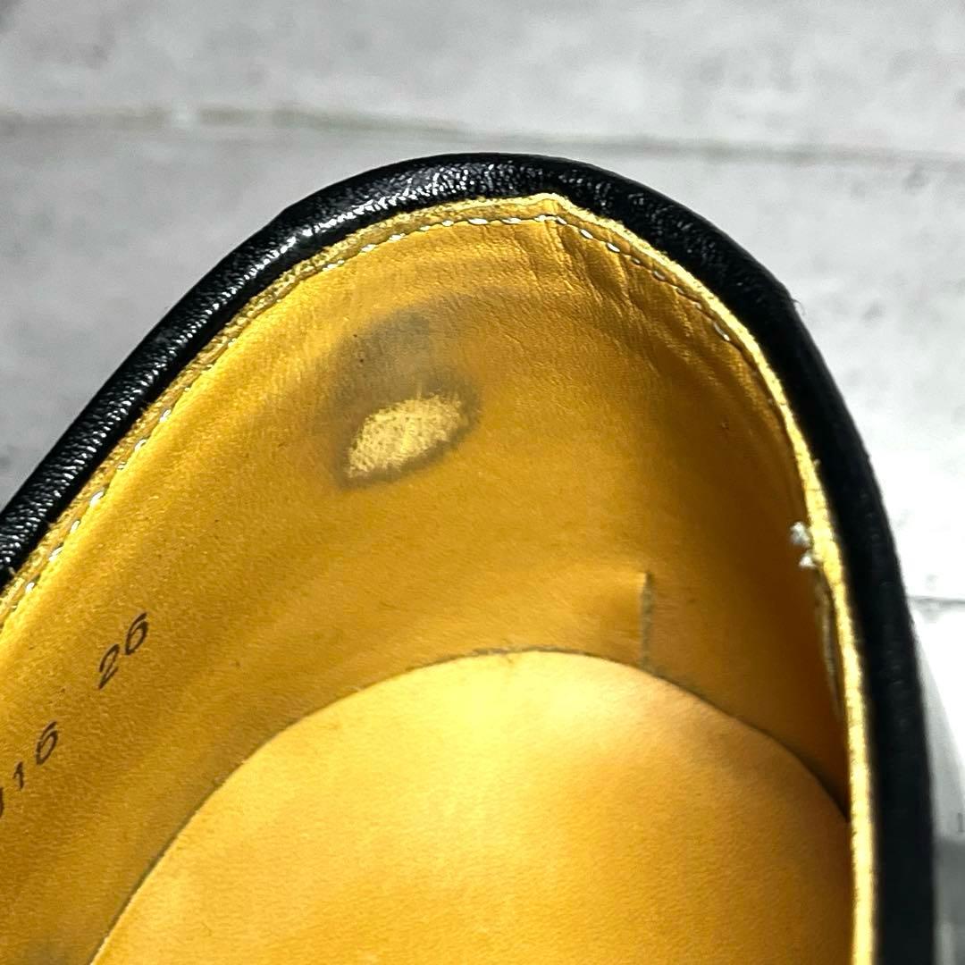 美品【リーガル】プレーントゥ シングルモンクJU16♡ブラック 26